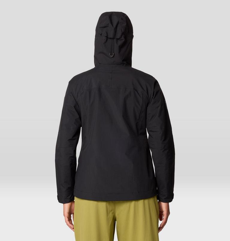 Women's Dry Times Hooded Jacket, Color: Black, image 2