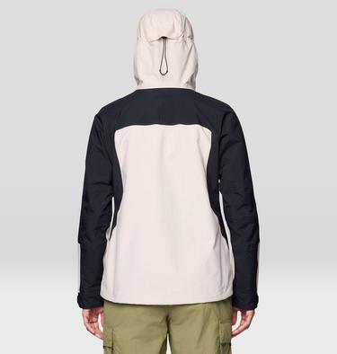 Women's Dry Times Hooded Jacket, Color: Talc, Black, image 11