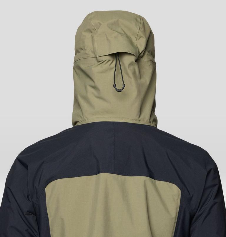 Women's Dry Times Hooded Jacket, Color: Mission Olive, Black, image 9