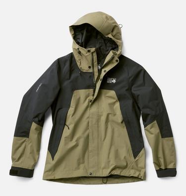 Women's Dry Times Hooded Jacket, Color: Mission Olive, Black, image 3