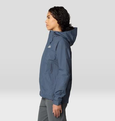 Women's Dry Times Hooded Jacket, Color: Moon Blue, image 8