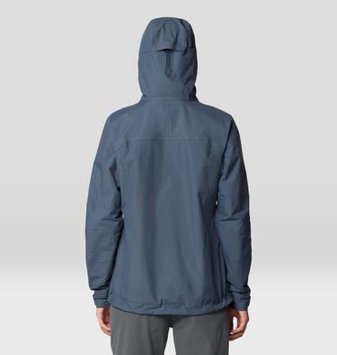 Women's Dry Times Hooded Jacket, Color: Moon Blue, image 7