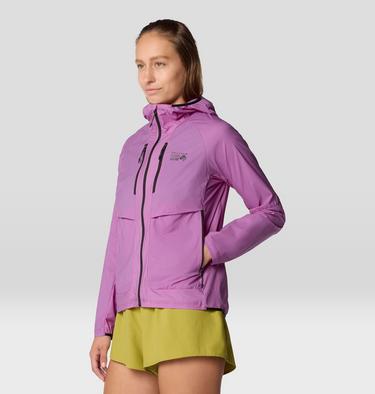 Women's Kor AirShell Hybrid Hooded Jacket, Color: Lilac Glow, image 8