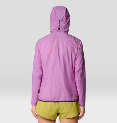 Women's Kor AirShell Hybrid Hooded Jacket, Color: Lilac Glow, image 7