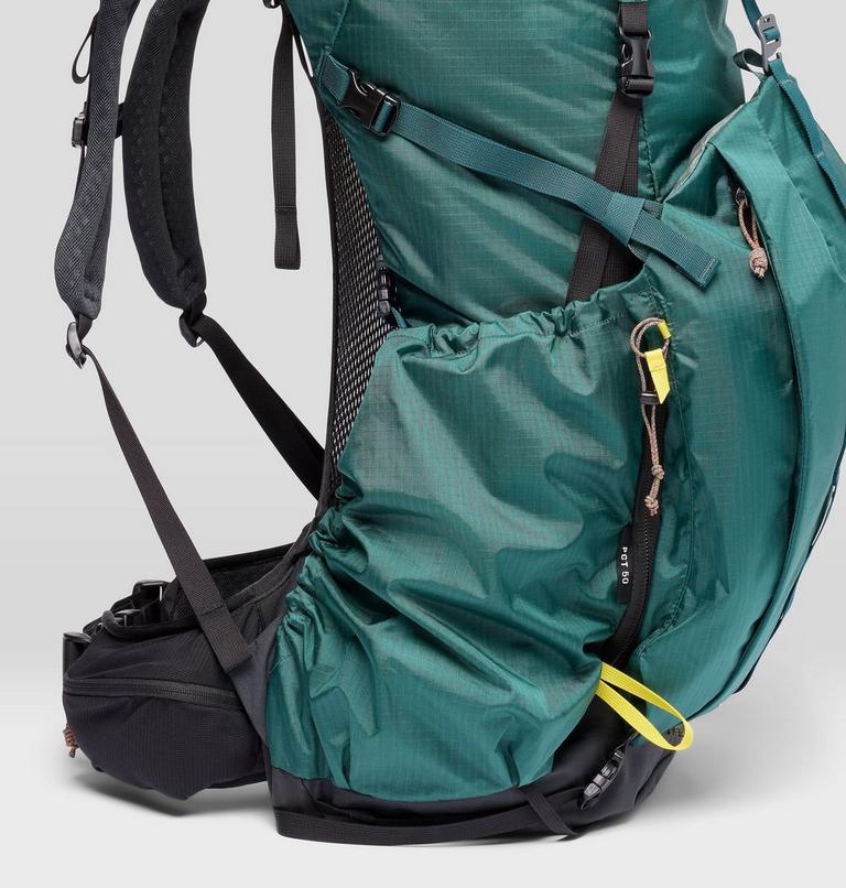 Women's PCT 50L Backpack, Color: Aqua Green, image 12