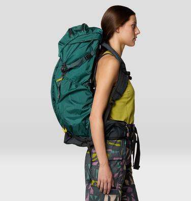 Women's PCT 50L Backpack, Color: Aqua Green, image 3