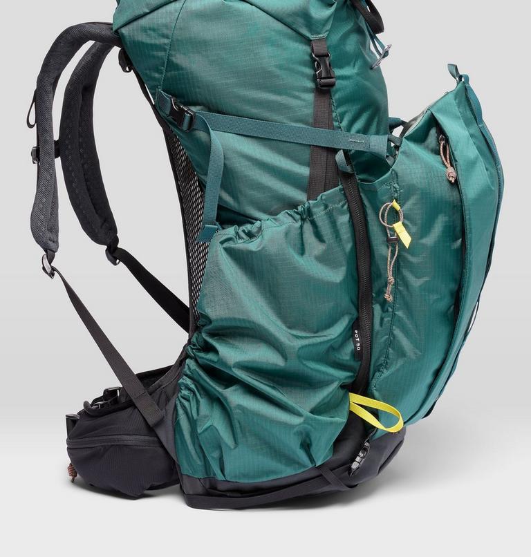 Women's PCT 50L Backpack, Color: Aqua Green, image 7
