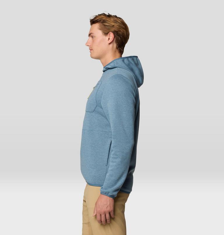 Men's Route Out Hoody, Color: Adriatic Blue, image 3