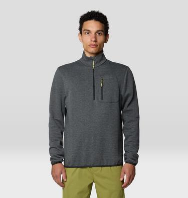 Men's Route Out 1/2 Zip, Color: Stealth Grey, image 5