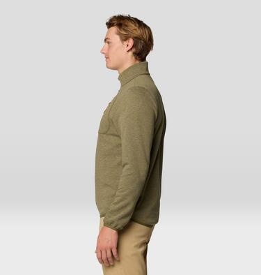 Men's Route Out 1/2 Zip, Color: Combat Green, image 11