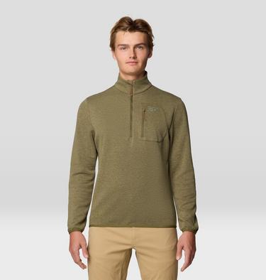 Men's Route Out 1/2 Zip, Color: Combat Green, image 9