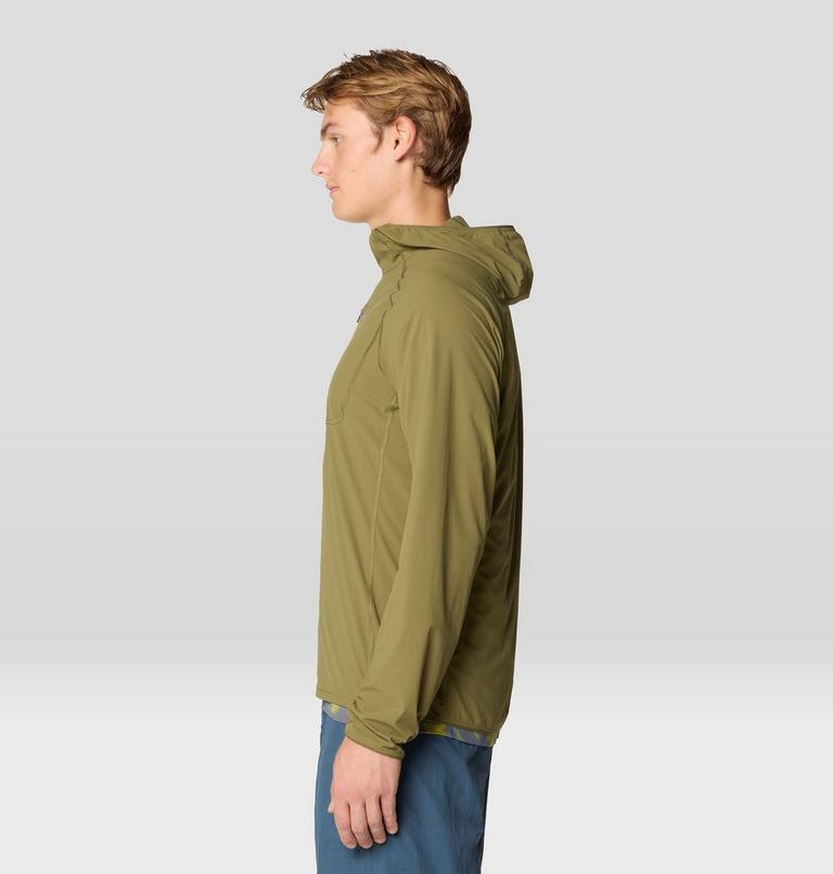 Men's Sunshield Hoody, Color: Combat Green, image 4