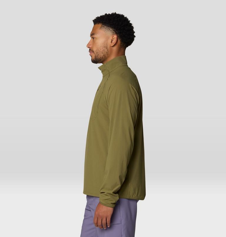 Men's Sunshield 1/2 Zip, Color: Combat Green, image 3