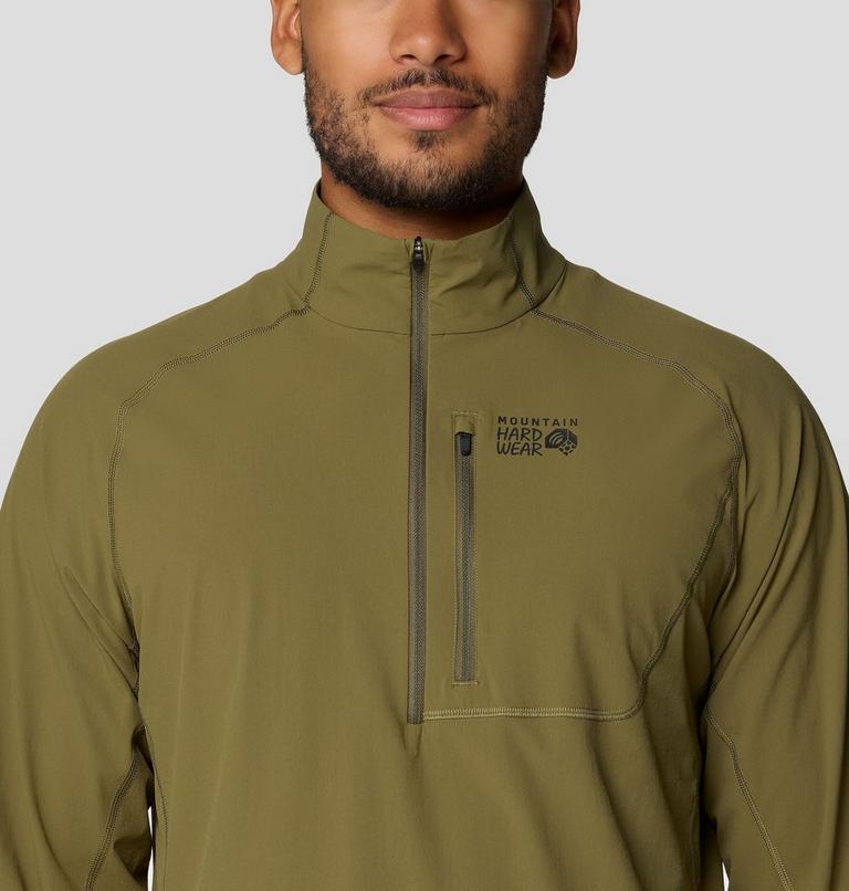 Men's Sunshield 1/2 Zip, Color: Combat Green, image 4