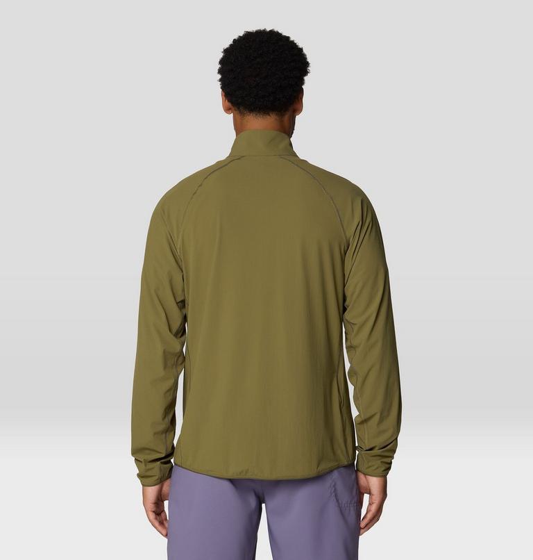 Men's Sunshield 1/2 Zip, Color: Combat Green, image 2