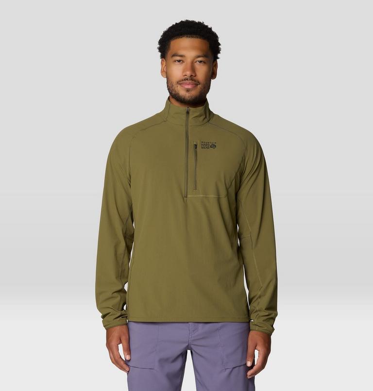 Men's Sunshield 1/2 Zip, Color: Combat Green, image 1