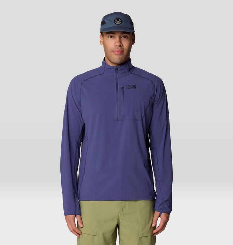 Men's Sunshield 1/2 Zip, Color: Lapis Dusk, image 7