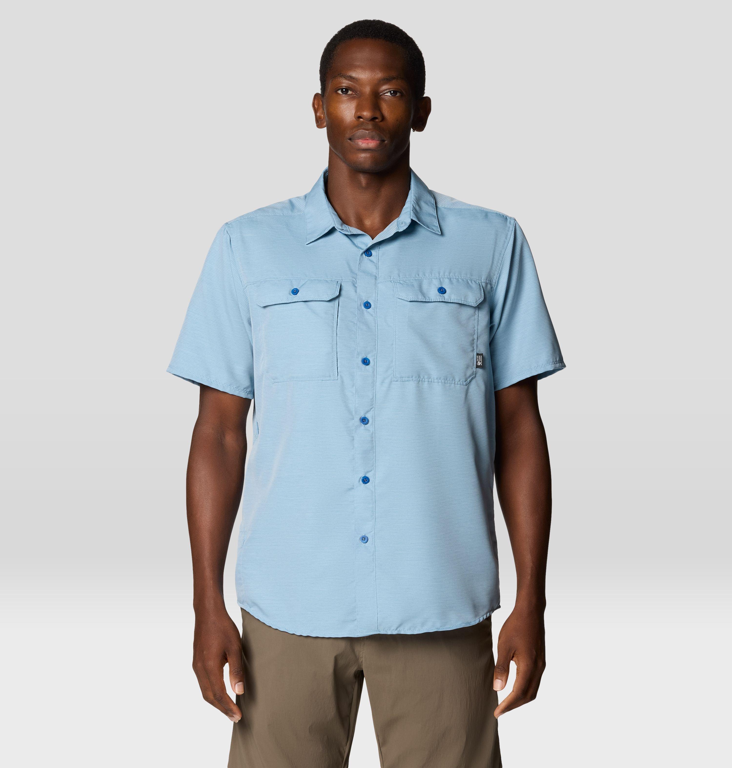 Mountain Hardwear Men's Canyon Short-Sleeve Shirt in Element - Size: Medium