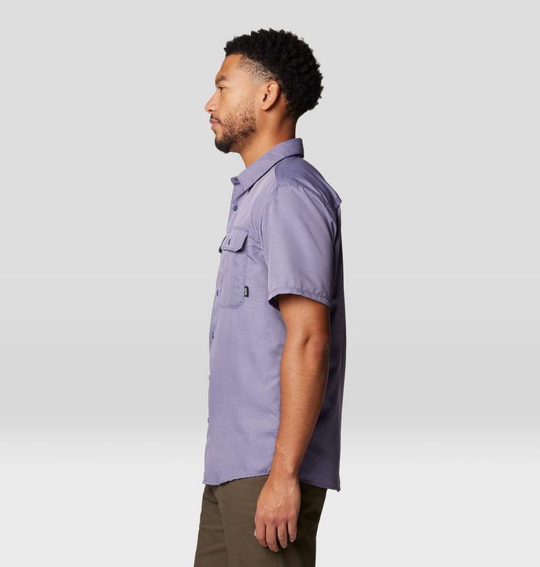 Men's Canyon Short Sleeve Shirt, Color: Dusted Sky, image 4
