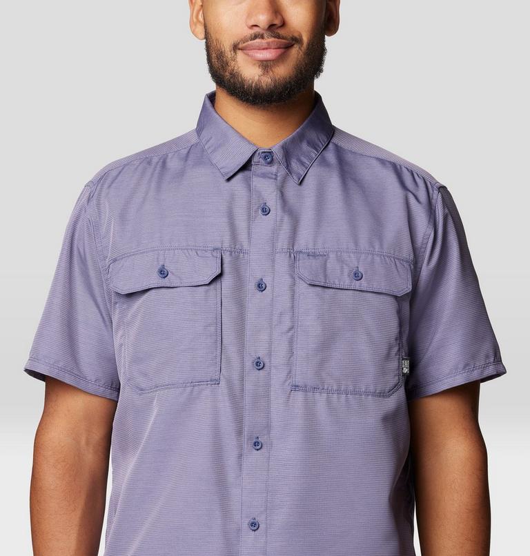 Men's Canyon Short Sleeve Shirt, Color: Dusted Sky, image 5
