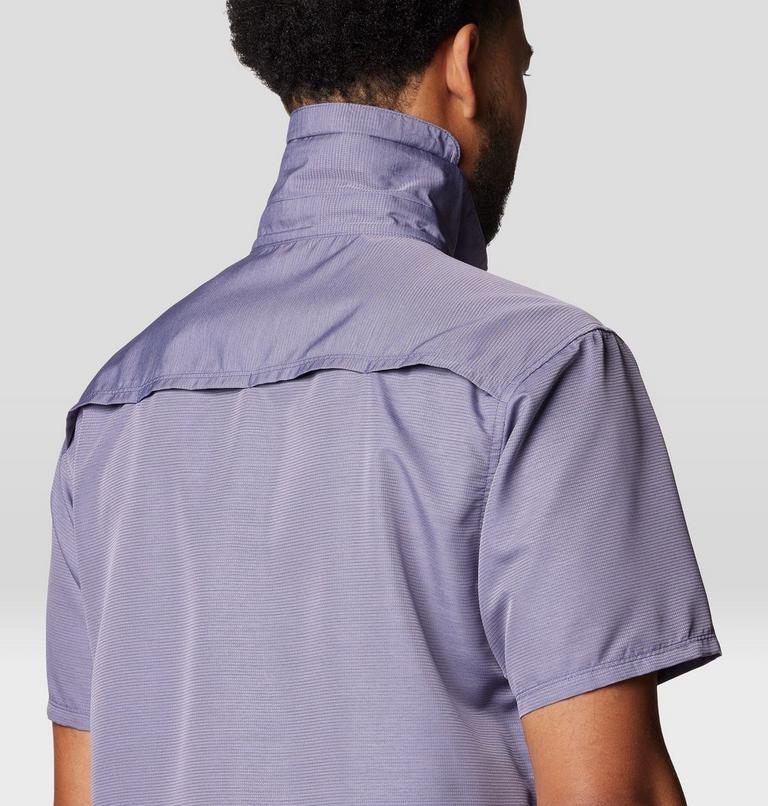 Men's Canyon Short Sleeve Shirt, Color: Dusted Sky, image 6
