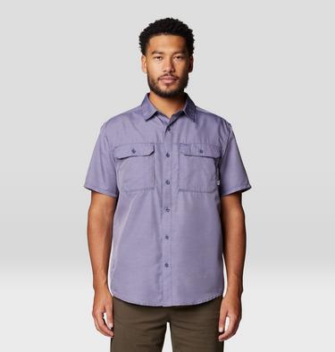Men's Canyon Short Sleeve Shirt, Color: Dusted Sky, image 17