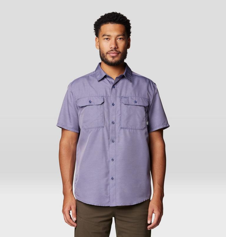 Men's Canyon Short Sleeve Shirt, Color: Dusted Sky, image 1