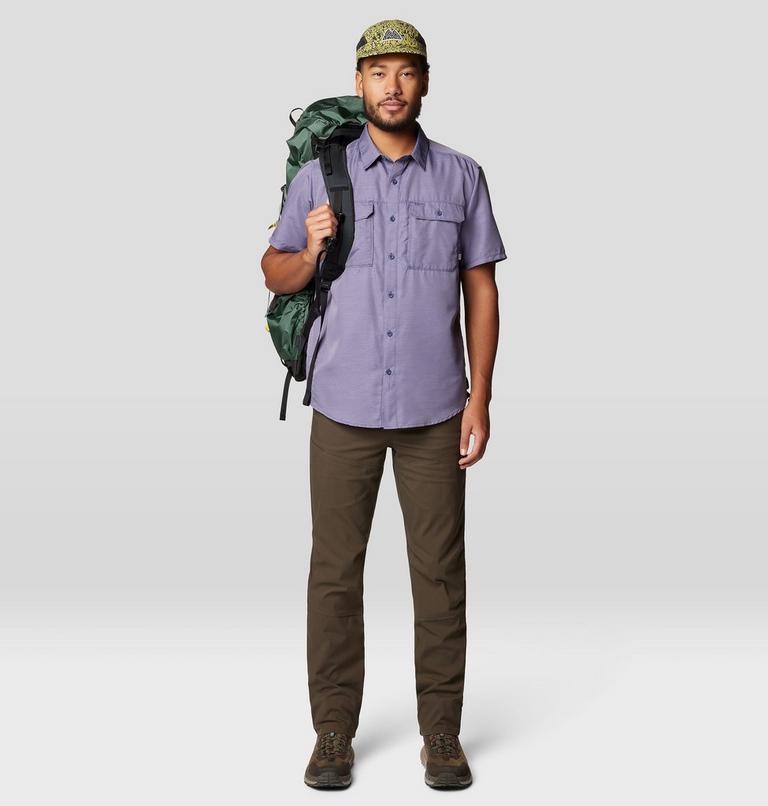 Men's Canyon Short Sleeve Shirt, Color: Dusted Sky, image 2