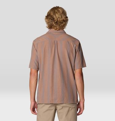 Men's Cottonwood Camp Lite Short Sleeve Shirt, Color: New Clay Strata Stripe, image 2
