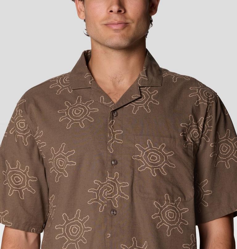 Men's Cottonwood Camp Lite Short Sleeve Shirt, Color: Tierra Suns Print, image 6