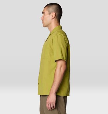 Men's Cottonwood Camp Lite Short Sleeve Shirt, Color: Bright Fatigue Strata Stripe, image 11