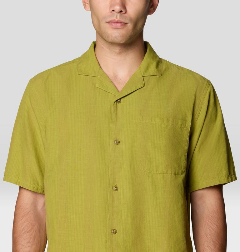 Men's Cottonwood Camp Lite Short Sleeve Shirt, Color: Bright Fatigue Strata Stripe, image 5