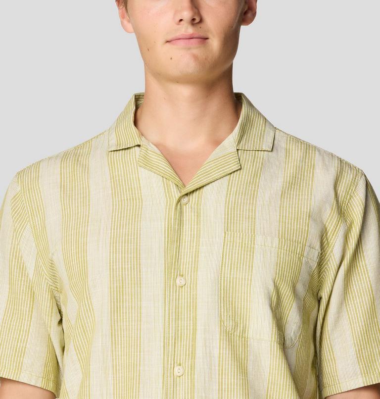 Men's Cottonwood Camp Lite Short Sleeve Shirt, Color: Moon Moss Strata Stripe, image 5