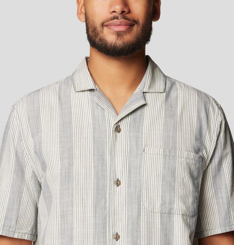 Men's Cottonwood Camp Lite Short Sleeve Shirt, Color: Moon Blue Strata Stripe, image 5