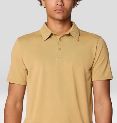 Men's Low Exposure Polo, Color: Buck, image 4
