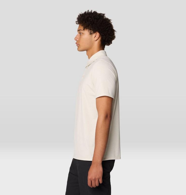 Men's Low Exposure Polo, Color: Wild Oyster, image 3