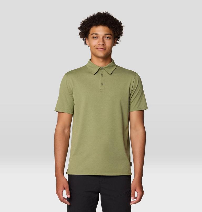 Men's Low Exposure Polo, Color: Mission Olive, image 1