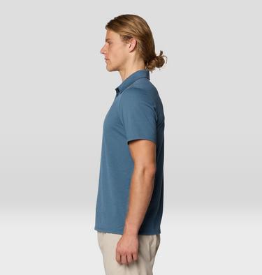 Men's Low Exposure Polo, Color: Moon Blue, image 11