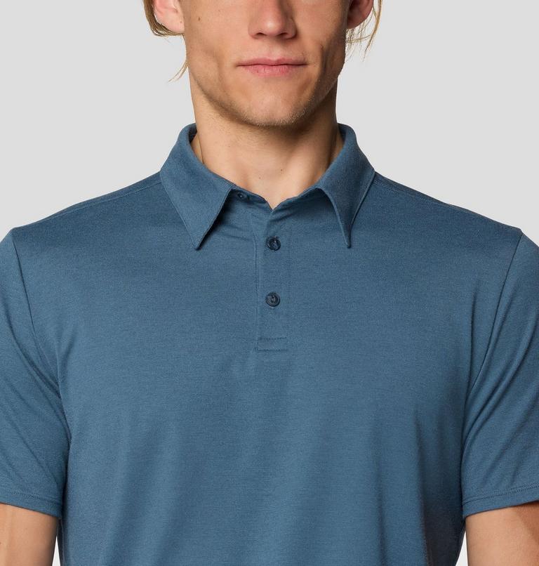 Men's Low Exposure Polo, Color: Moon Blue, image 4