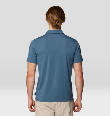 Men's Low Exposure Polo, Color: Moon Blue, image 10