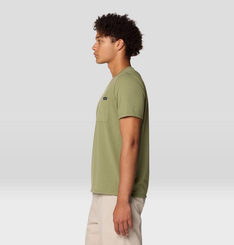 Men's Low Exposure Short Sleeve, Color: Mission Olive, image 3