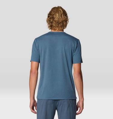 Men's Low Exposure Short Sleeve, Color: Moon Blue, image 3