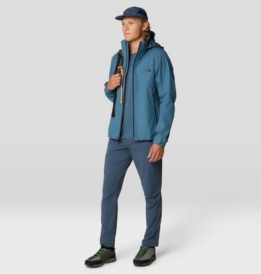 Men's Low Exposure Short Sleeve, Color: Moon Blue, image 2