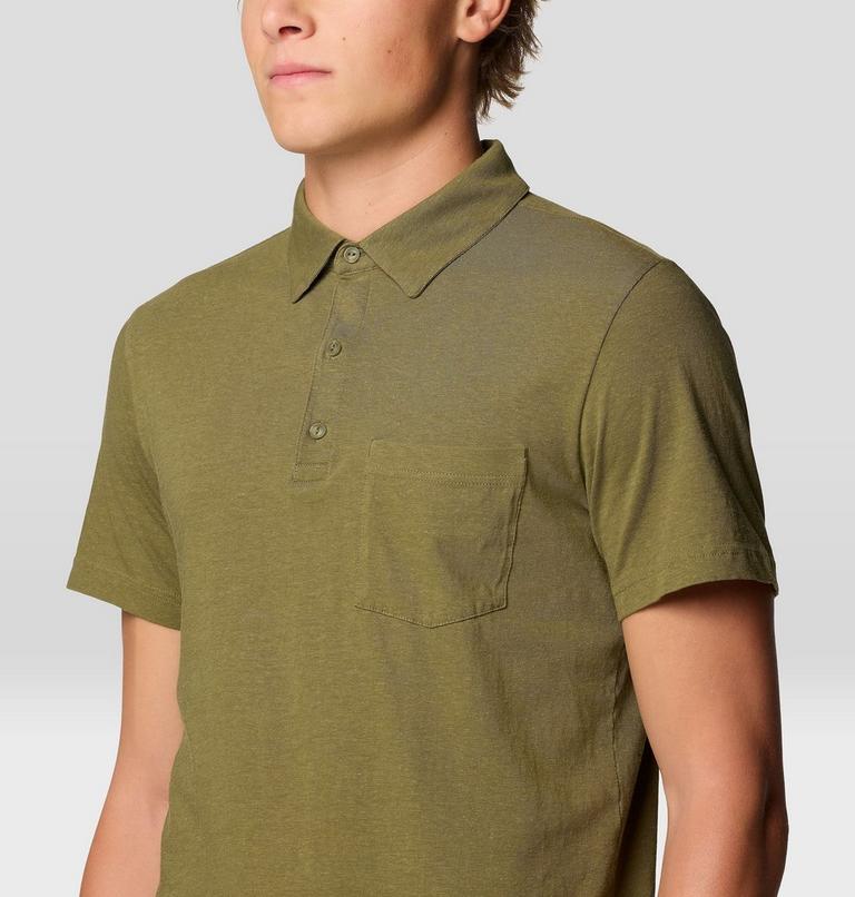 Men's On Edge Polo, Color: Combat Green, image 4
