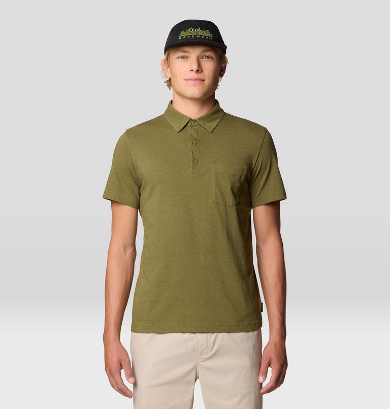 Men's On Edge Polo, Color: Combat Green, image 5