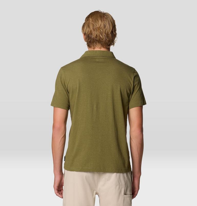 Men's On Edge Polo, Color: Combat Green, image 2