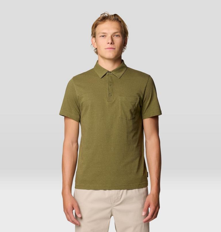 Men's On Edge Polo, Color: Combat Green, image 1