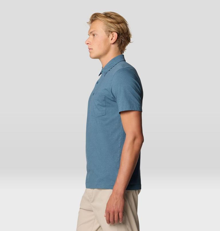 Men's On Edge Polo, Color: Adriatic Blue, image 3