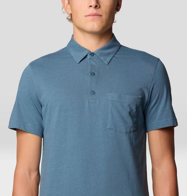 Men's On Edge Polo, Color: Adriatic Blue, image 4
