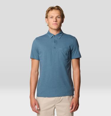 Men's On Edge Polo, Color: Adriatic Blue, image 5